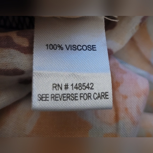 ARATTA Floral With Contrast Print On Side. Sz S. NWOT - Picture 7 of 9